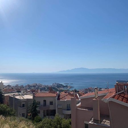 Apartmán Breathtaking Sea View Kavala Exteriér fotografie