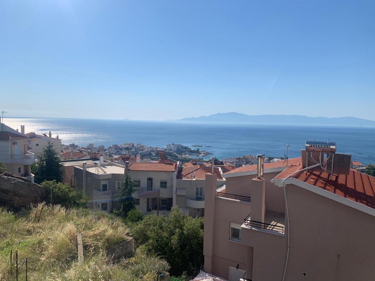 Apartmán Breathtaking Sea View Kavala Exteriér fotografie