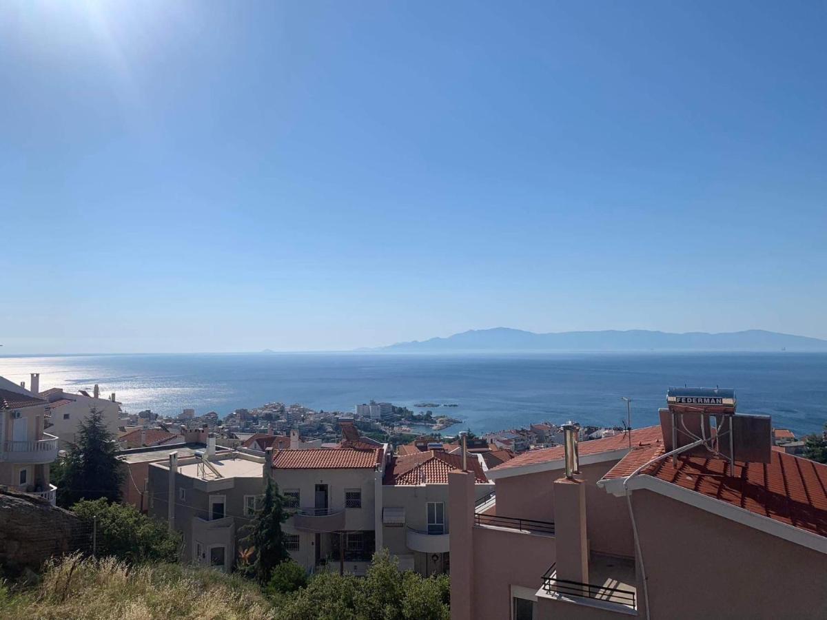 Apartmán Breathtaking Sea View Kavala Exteriér fotografie