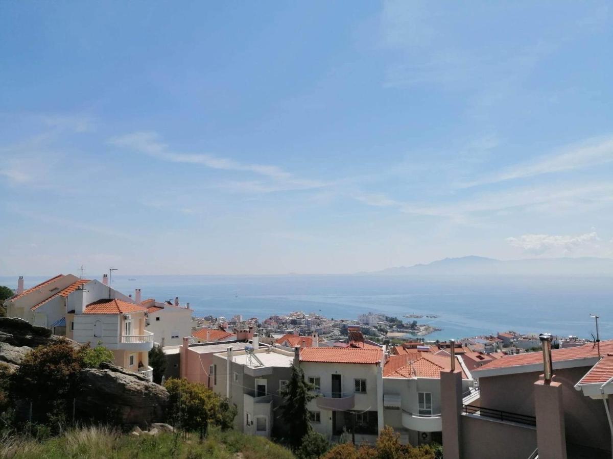 Apartmán Breathtaking Sea View Kavala Exteriér fotografie